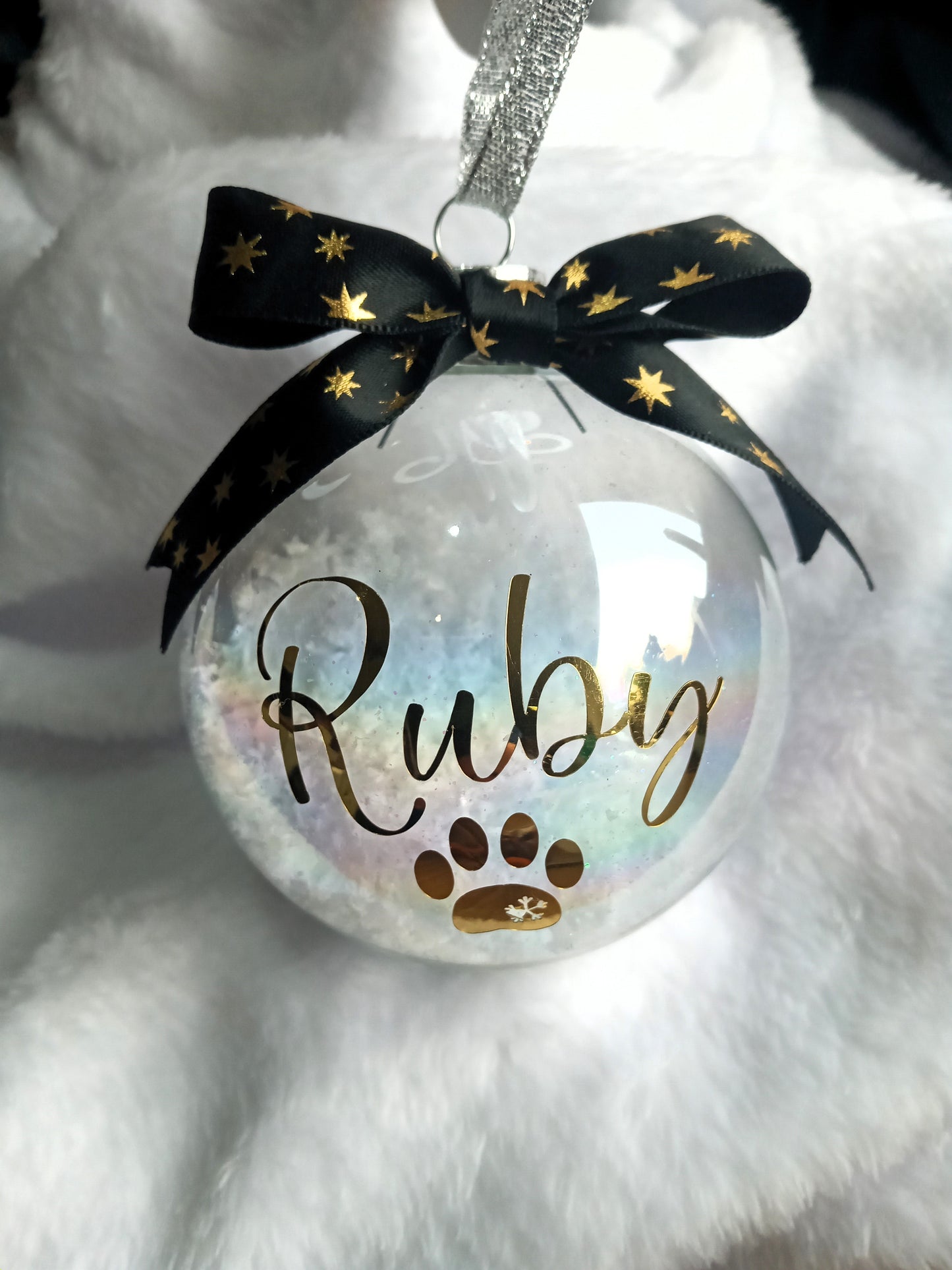 Personalised Glass Bauble