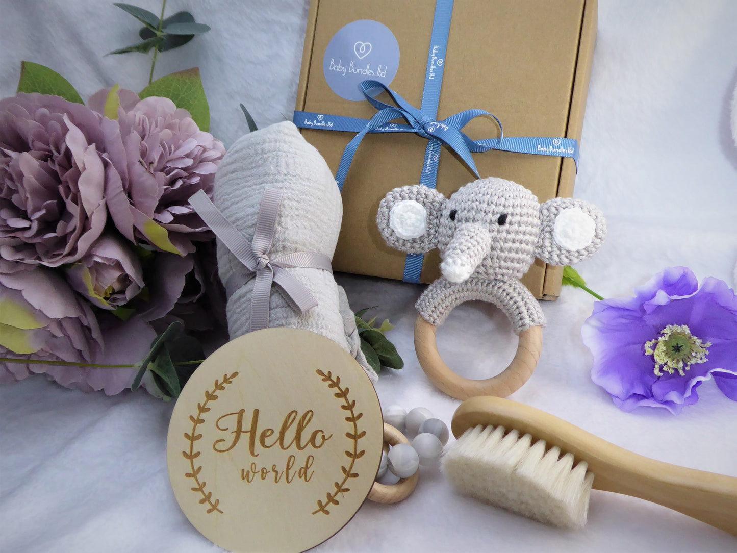 Crochet Elephant Gift Set