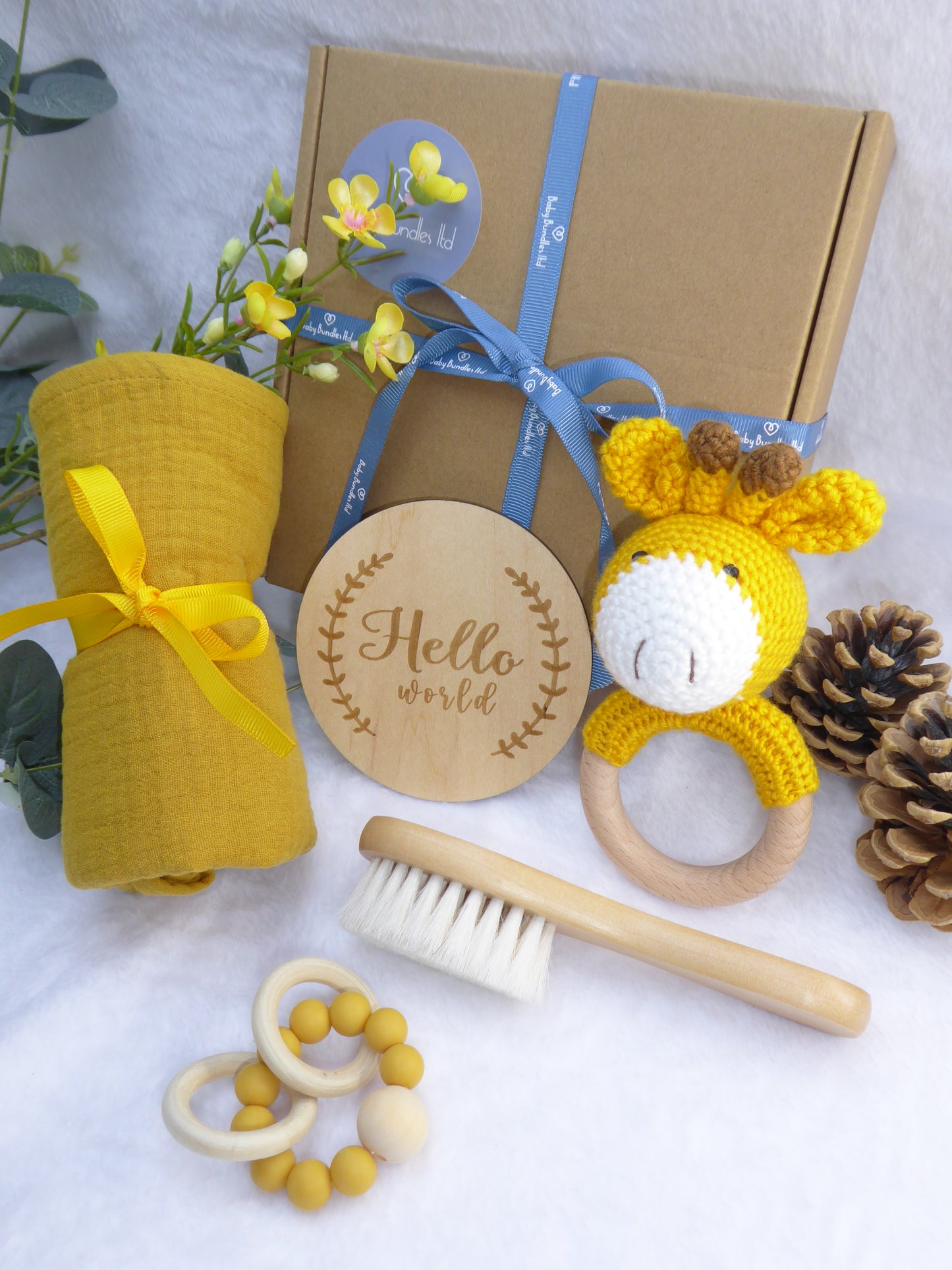 Crochet Giraffe Gift Set