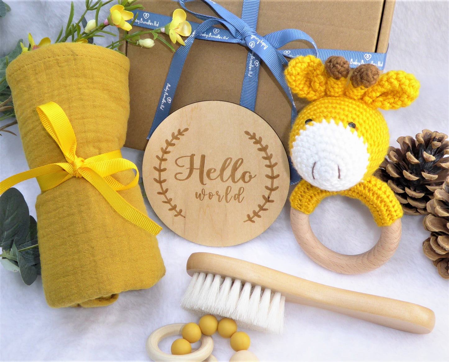 Crochet Giraffe Gift Set