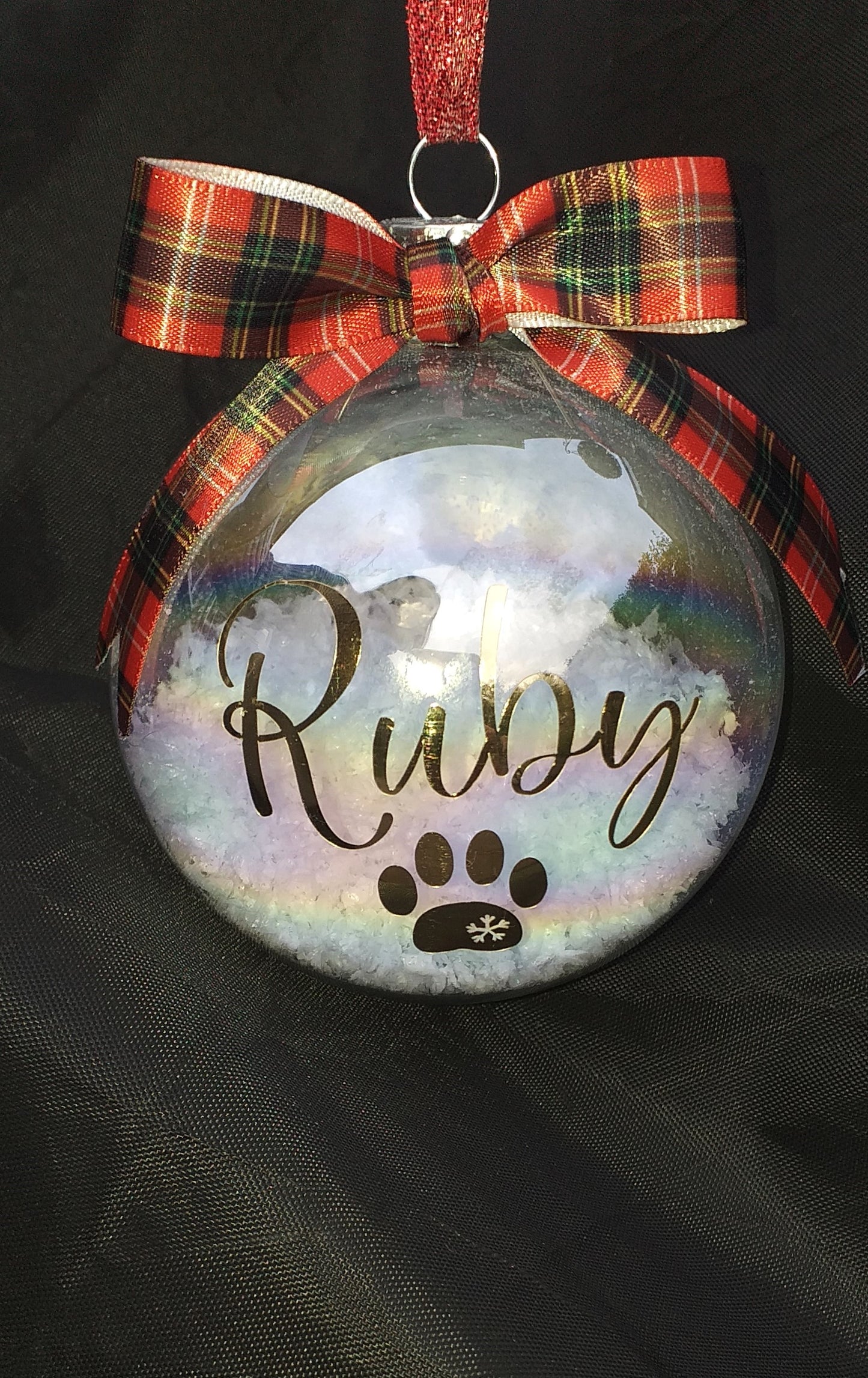 Personalised Glass Bauble