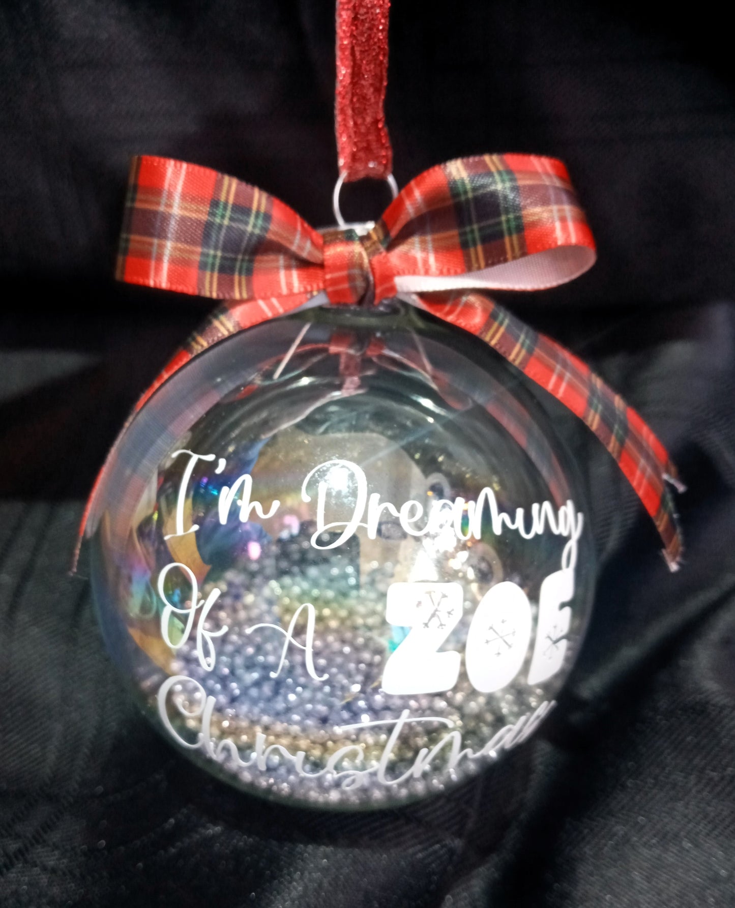 Personalised Glass Bauble