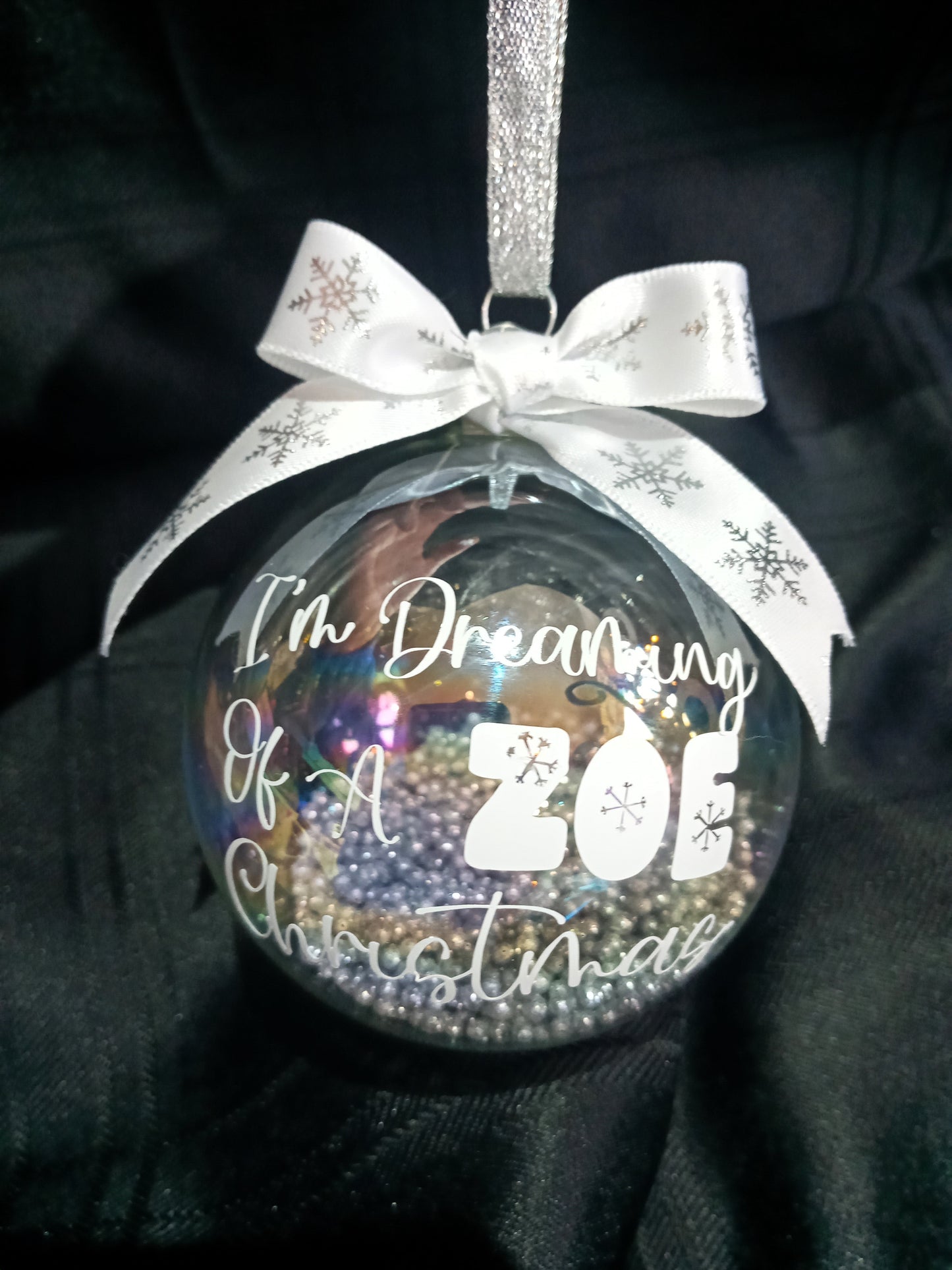 Personalised Glass Bauble