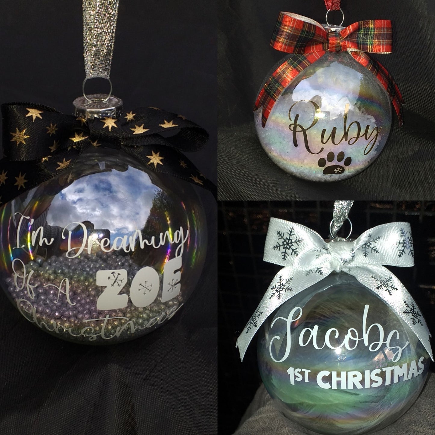 Personalised Glass Bauble
