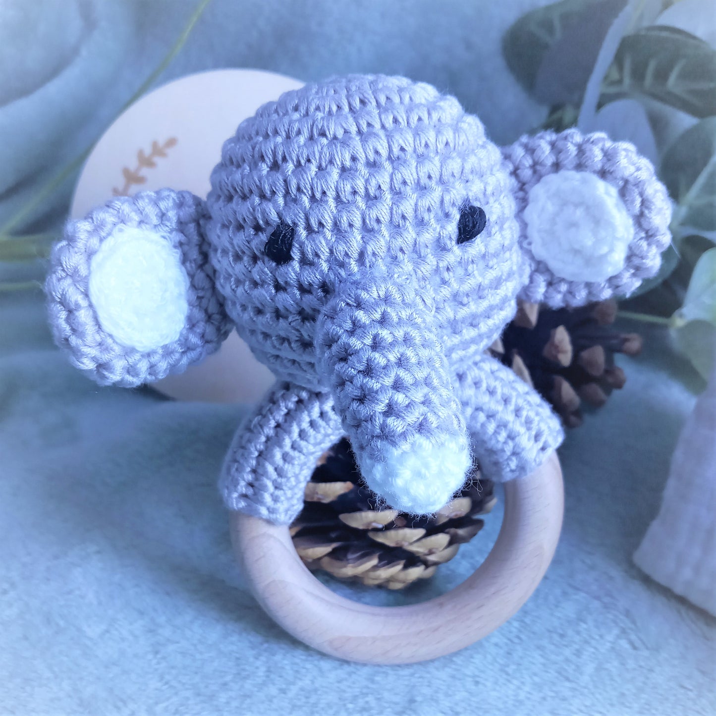 Crochet Elephant Gift Set